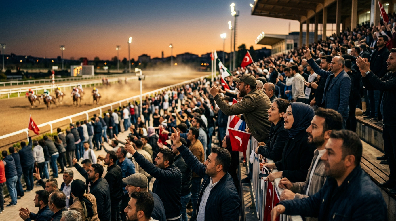 Ankara Hipodromu'nda yarış günü