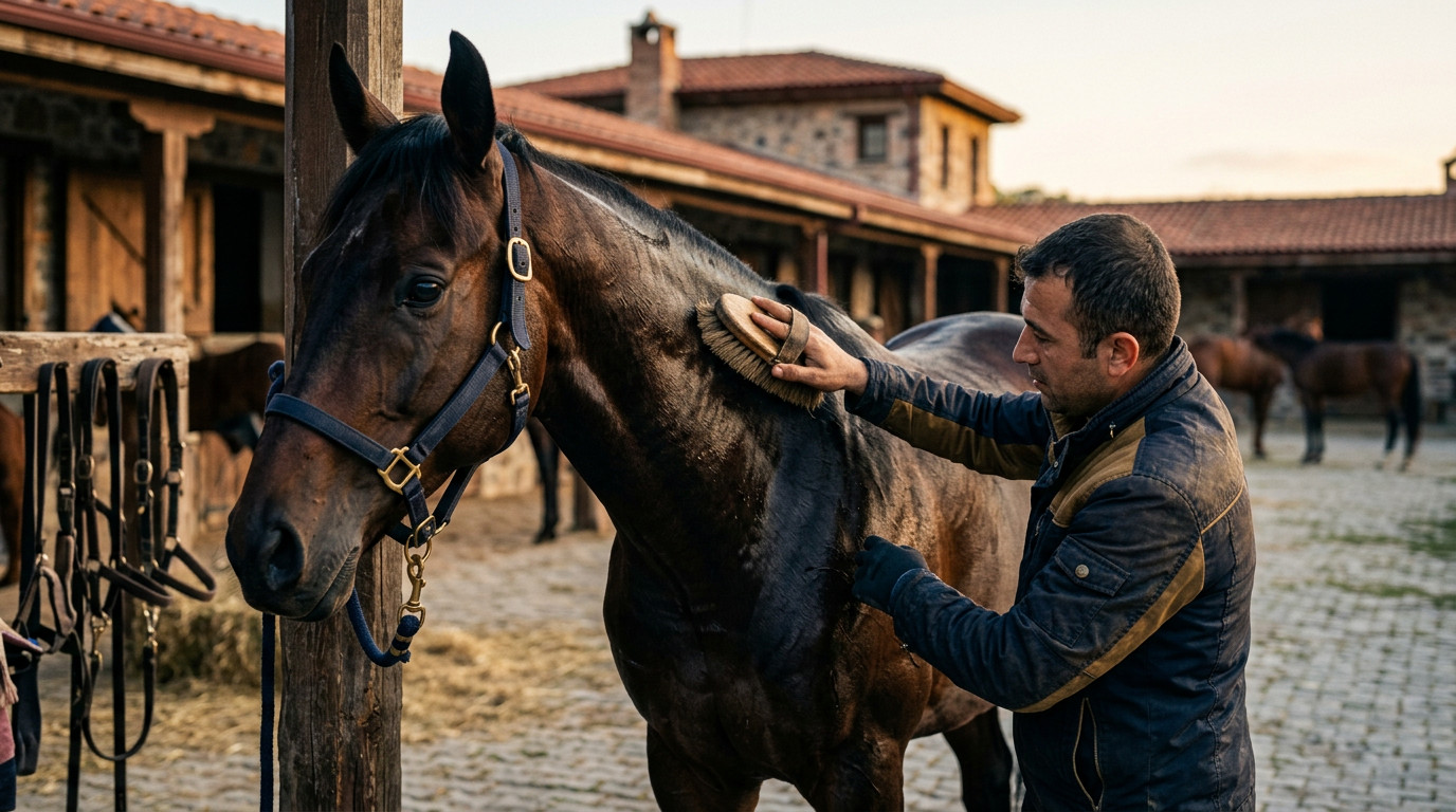 Yarış atının tımarı ve bakımı